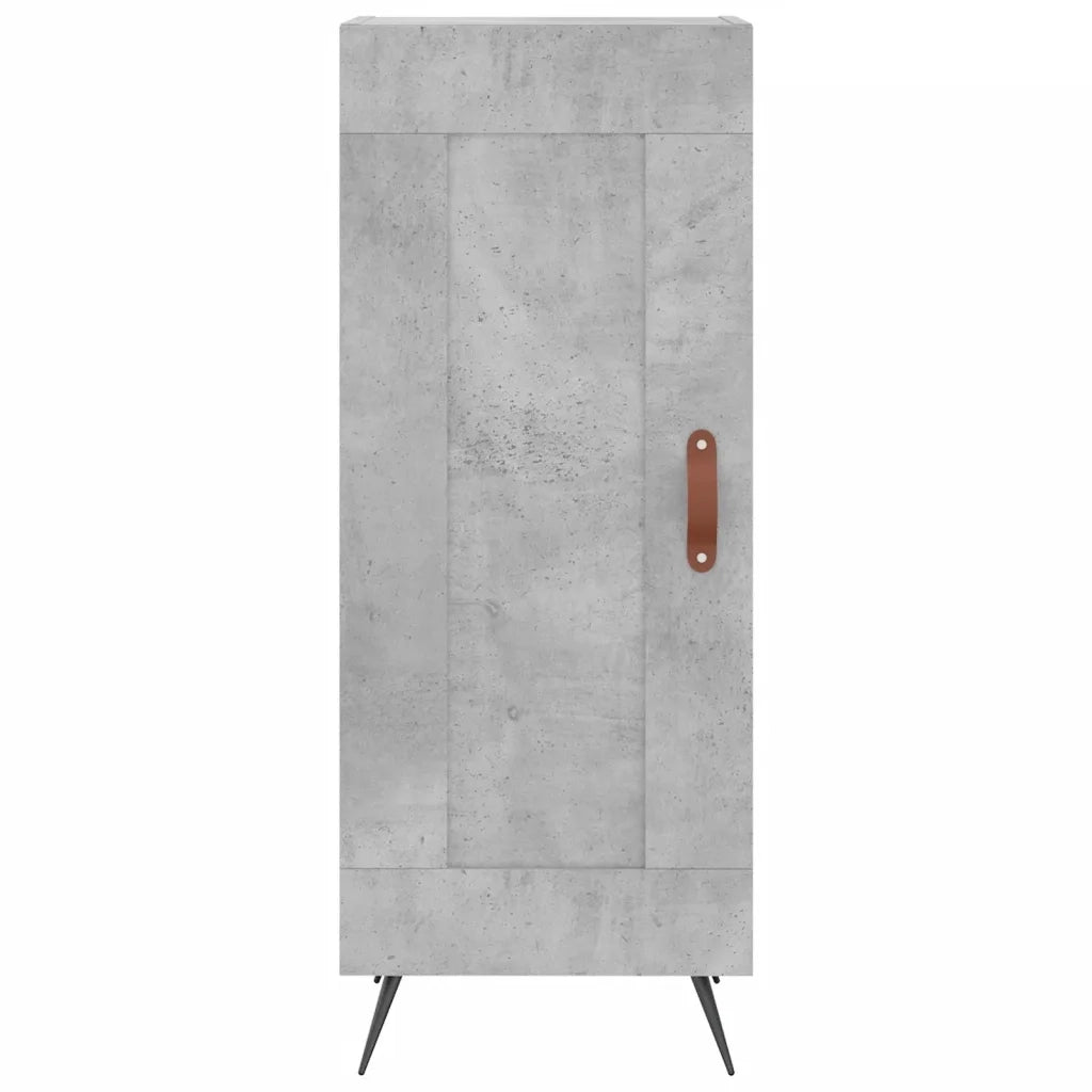 Credenza Grigio Cemento 34,5x34x180 cm in Legno Multistrato 3200429