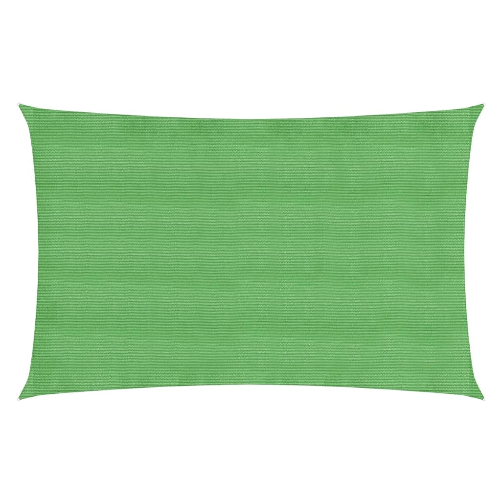 Vela ombreggiante 160 g/m² verde chiaro 3 x 6 m HDPE 02_0009384
