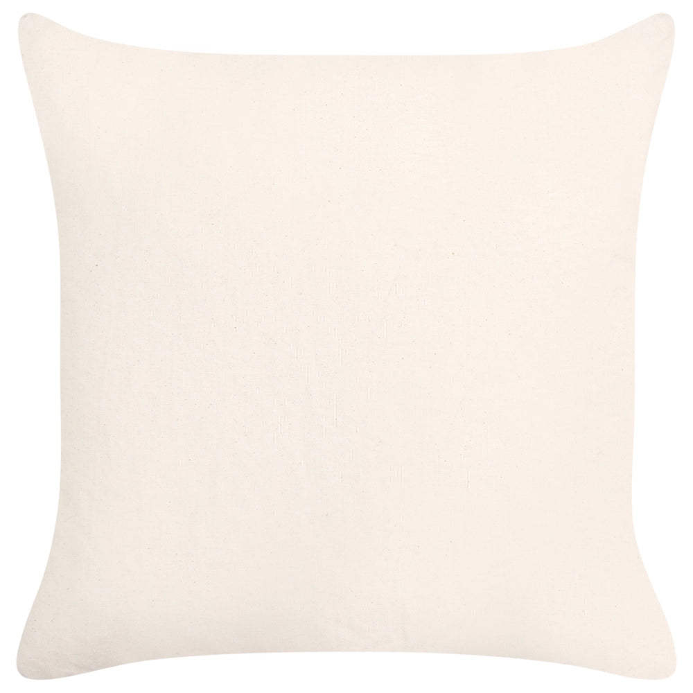 Set di 2 cuscini decorativi in cotone bianco sporco 45 x 45 cm Motivo geometrico a rombi Boho Design Cuscini