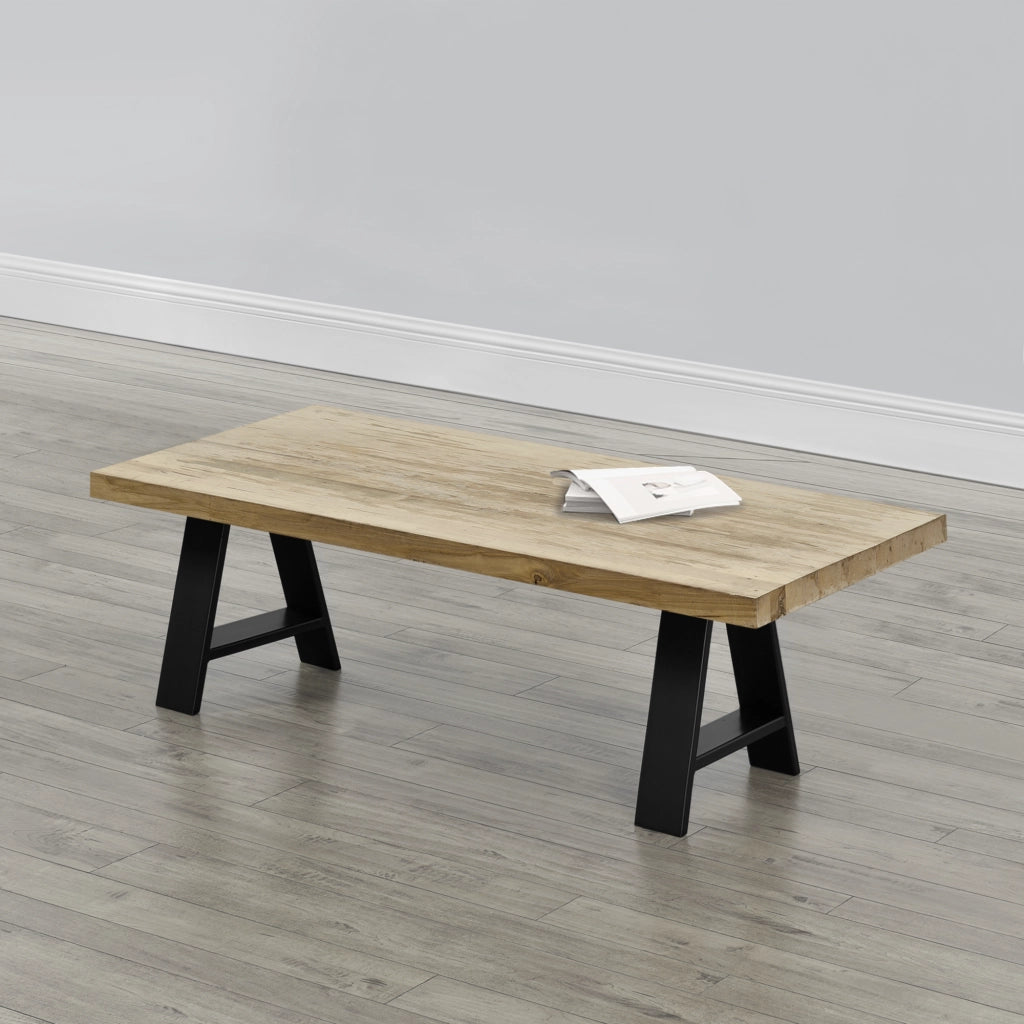 Set Eschau di 2 Gambe per Mobili 'Fai da Te' in Acciaio (AxL) 40 x 40 - Nero [en.casa]