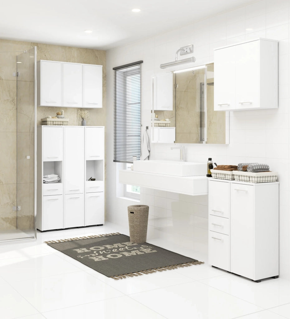 Mobile bagno AKORD Bianca 30 cm 1 anta 30x30x85 cm