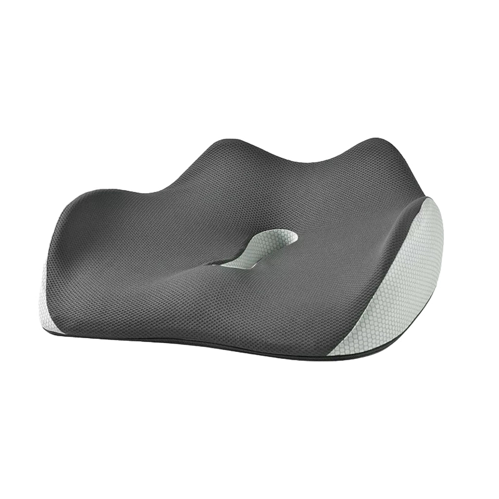 Cuscino ergonomico per seduta in memory foam con base antiscivolo