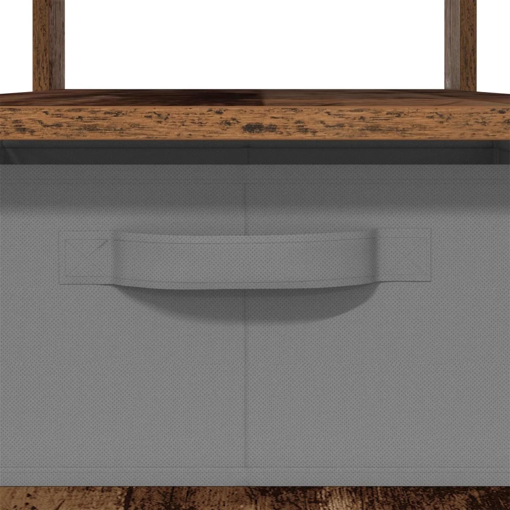 Tavolino da salotto con cassetto Legno vecchio 77 x 55 x 42 cm