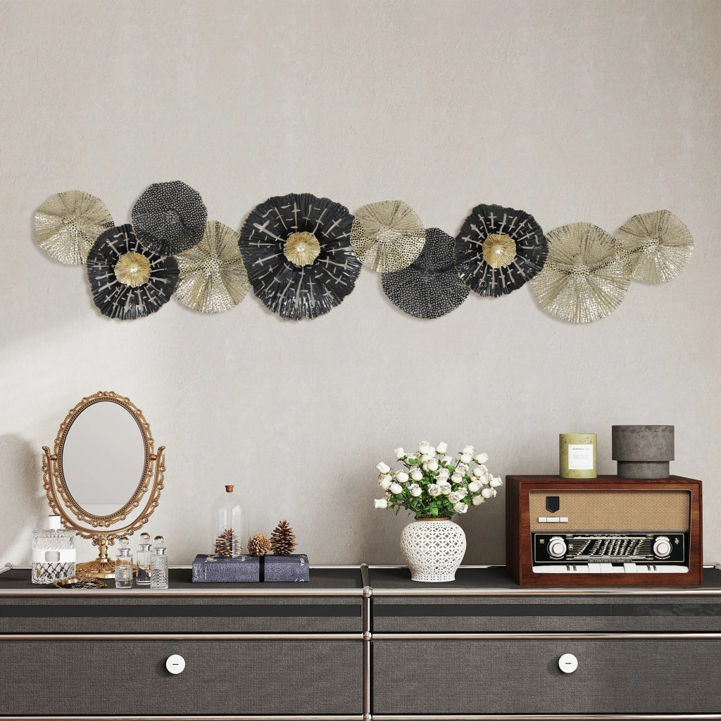 Quadro decorativo ¨C zephmum ¨C Cornice metallo nero oro
