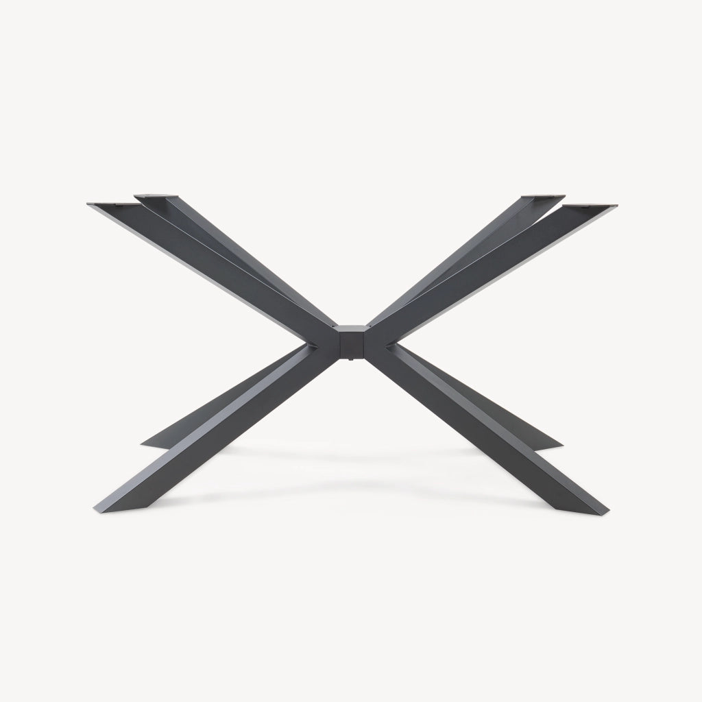 Gamba Centrale Bemeenel in Acciaio per Mobili Fai da Te 120x75x72 cm Nero [en.casa]