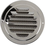 Copertura di ventilazione rotonda in acciaio inox 304 - 150 mm - Design chiuso a ermeticità ottimale - Griglia di ventilazione - Paravento - Resistente alle intemperie