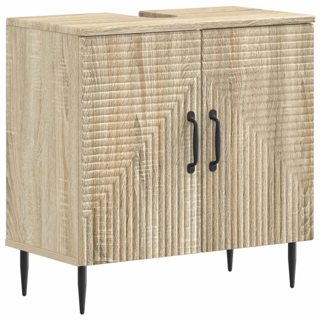 Armadio per Lavabo da Bagno HAARLEM Rovere Sonoma 896787