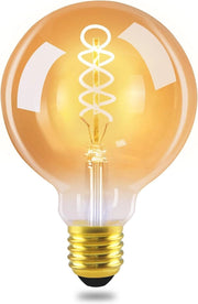 ZMH Bombilla LED  Bombilla LED E27 G95 G125 Antigua bombilla Edison 4W