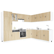 Set Mobili da Cucina 14 pz Porto Rovere Sonoma in Truciolato