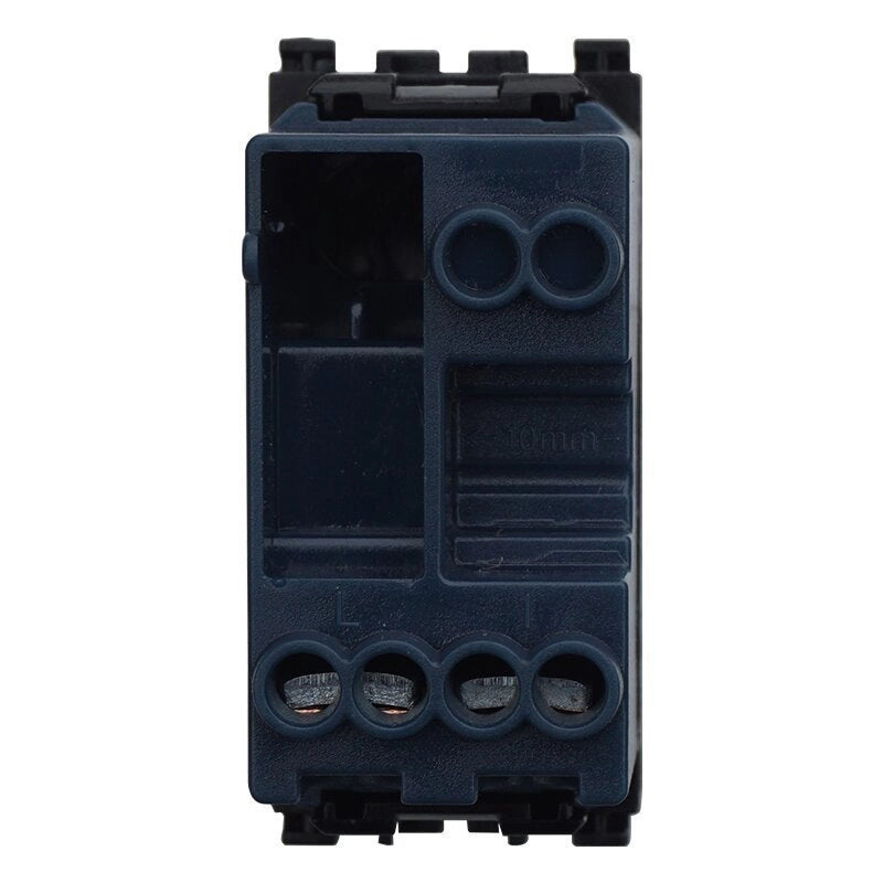 Interruttore 1P 16A Unipolare Colore Nero Compatibile Con Vimar Arke