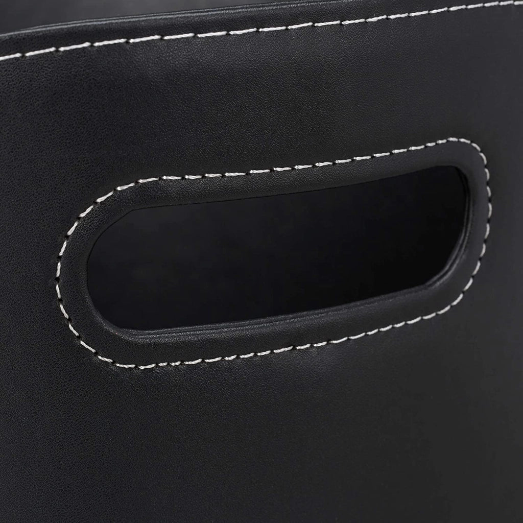 Cestello per legna da ardere 39,5 cm materiale sintetico nero 13_0001898_2