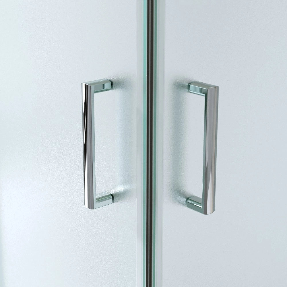Box Doccia Angolare Scorrevole 70x70 Cm H 185 cm vetro 6 mm Opaco| Kiro