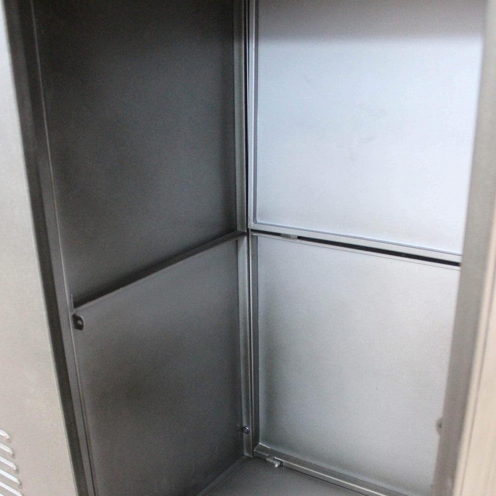 Mobile Gabriel 116x40x77 h cm in Acciaio Grigio