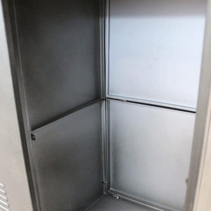 Mobile Gabriel 116x40x77 h cm in Acciaio Grigio