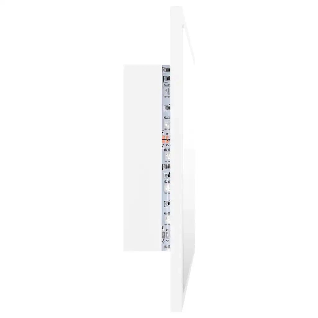 Specchio da Bagno con LED Bianco 60x8,5x37 cm in Acrilico