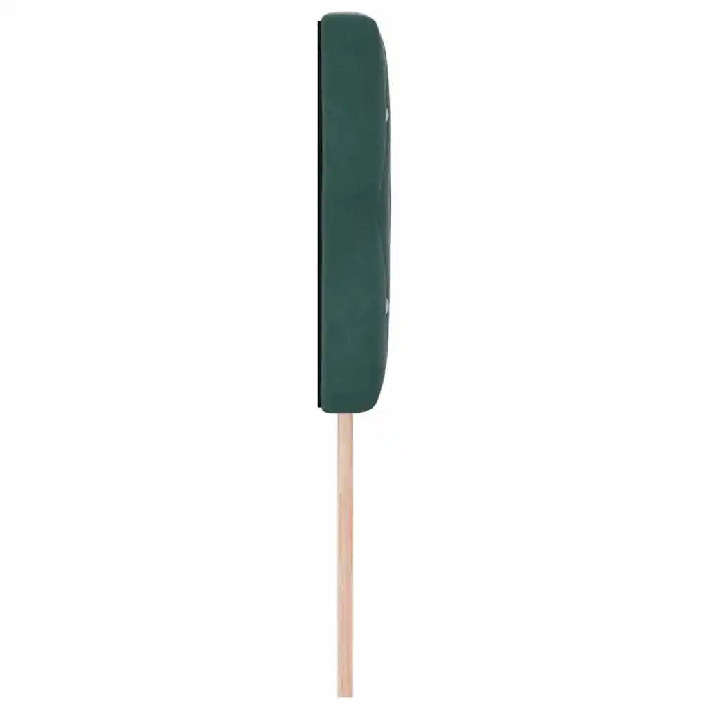 Testiera LED con strisce LED Verde Scuro 144 cm Velluto 3338062
