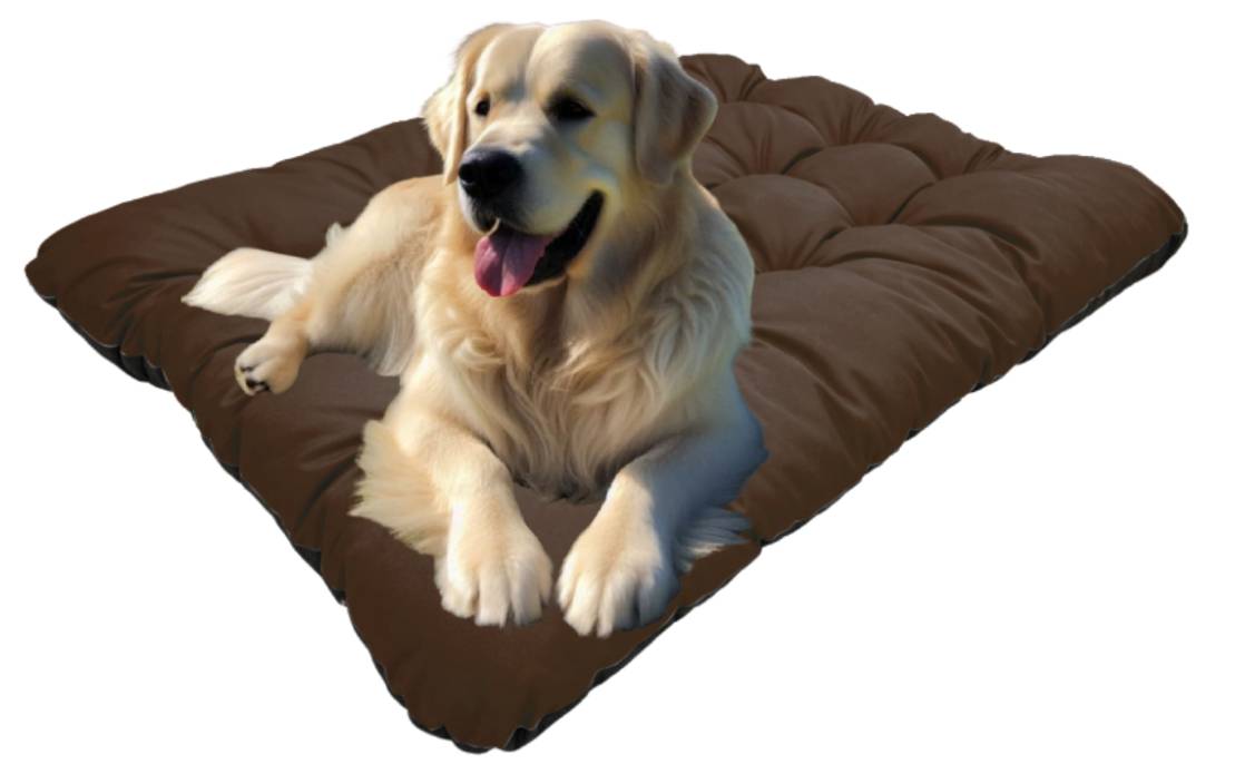 AIO FACTORY 100x70 cm PRESTIGE Cuccia per cani impermeabile personalizzabile Marrone