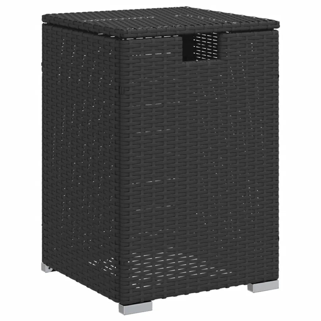 Tavolo Copri Serbatoio Propano Nero 40x40x60 cm in Polyrattancod mxl 112023