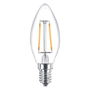 LAMPADA LED A FILAMENTO 'OLIVA'  CALDA 2700K  4W=35W E14 - 470 lm- 10 pezzi  - NOVAITALIA