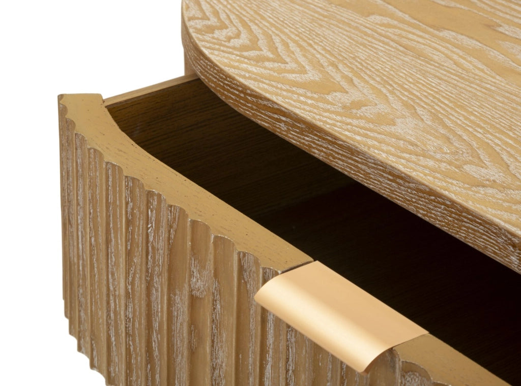 Mobiletto Goteborg 81x46x82 cm in Abete e MDF e Ferro