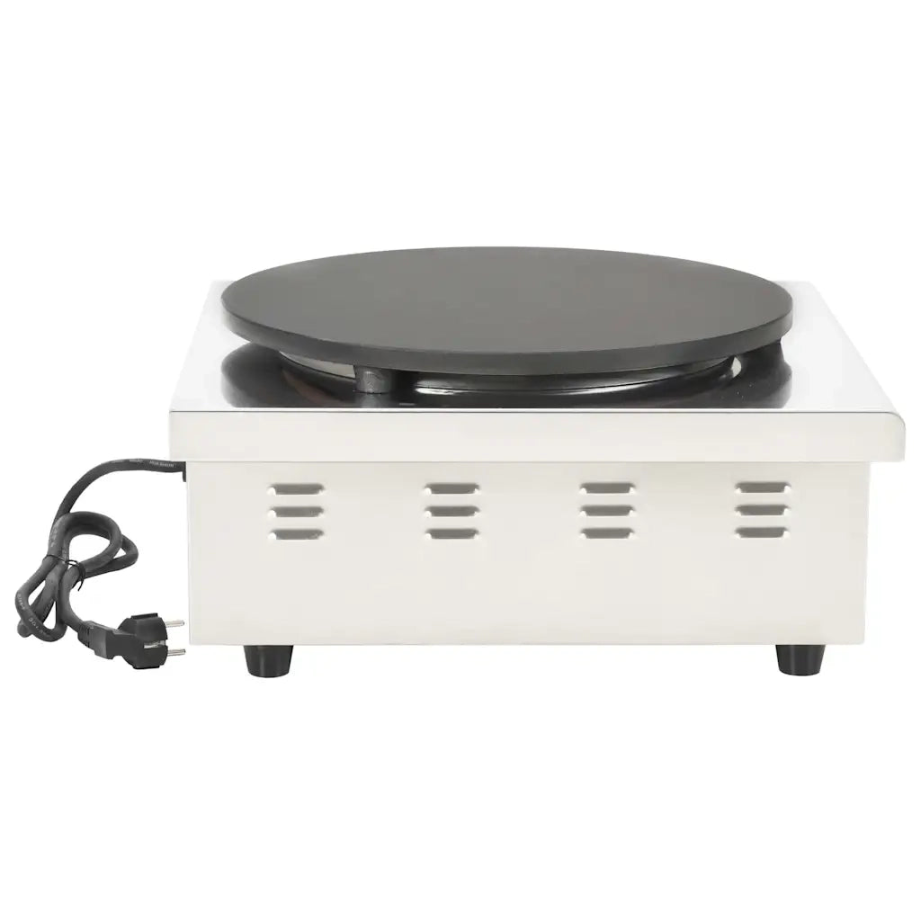 Piastra Elettrica per Crepes con Vassoio Estraibile 40 cm 3000 W 50740