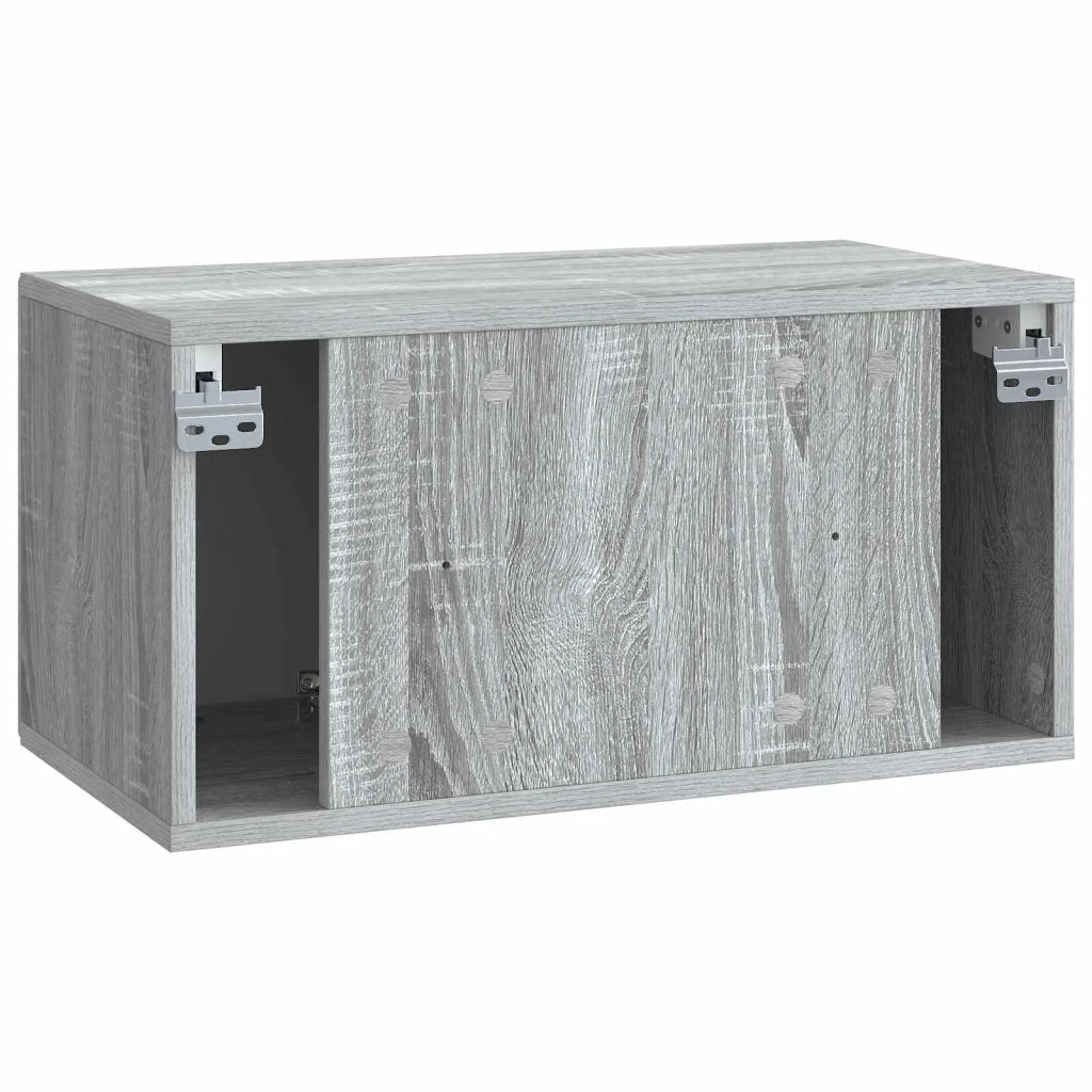 Mobile Porta TV da Muro Grigio Sonoma 59,5 x 31 x 30 cm