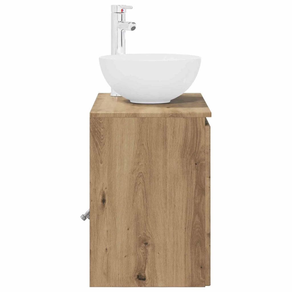 Mobile Lavabo da Parete Rovere Artigianale 49,5 x 41 x 64,5 cm