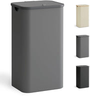 Wascuccia 100L con coperchio, raccolta lana sottile con setaccio per lana, separatore di acqua pieghevole con manico in plastica, vasche da lavaggio alte (grigio)