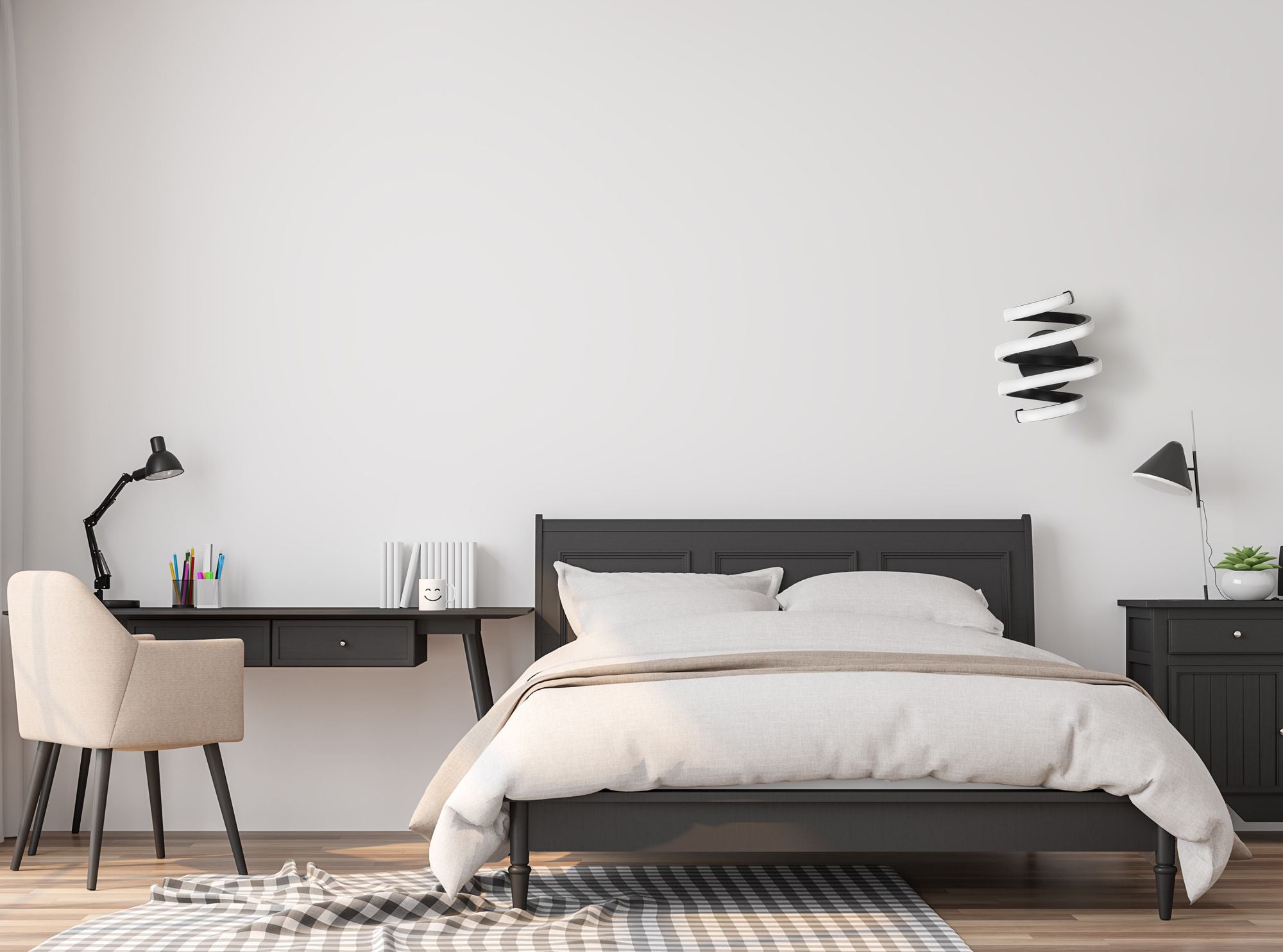 Lampada Led App1046-w Black Mat