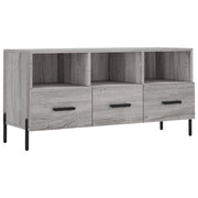 Mobile TV multimediale mensola TV credenza TV sala da pranzo soggiorno camera da letto Sonoma 102 x 36 x 50 cm legno ingegnerizzato grigio 02_0028360
