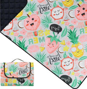 Materasso da Picnic 200 x 200 cm - Tenda da Sdraiata Grande, Impermeabile, Lavabile in Lavatrice, Resistente alla Sabbia - Materasso da Spiaggia Portatile con Maniglia per Erba, Campeggio, Viaggio