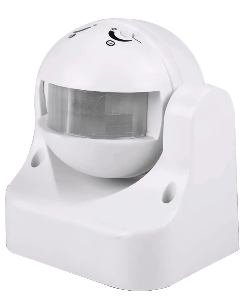 Rilevatore di Presenza con Crepuscolare Potenza Max Electraline 1000 w