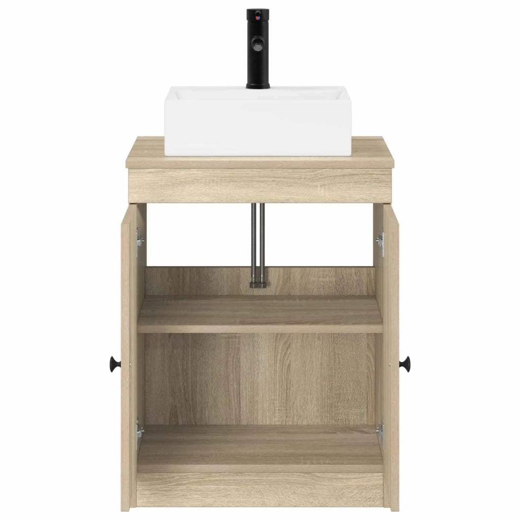 Set di mobili per il bagno Rovere Sonoma Legno ingegnerizzato 3404252