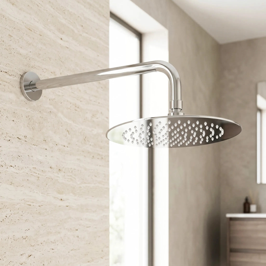 Soffione Doccia Rotondo Rea Js-p014 25cm Chrome