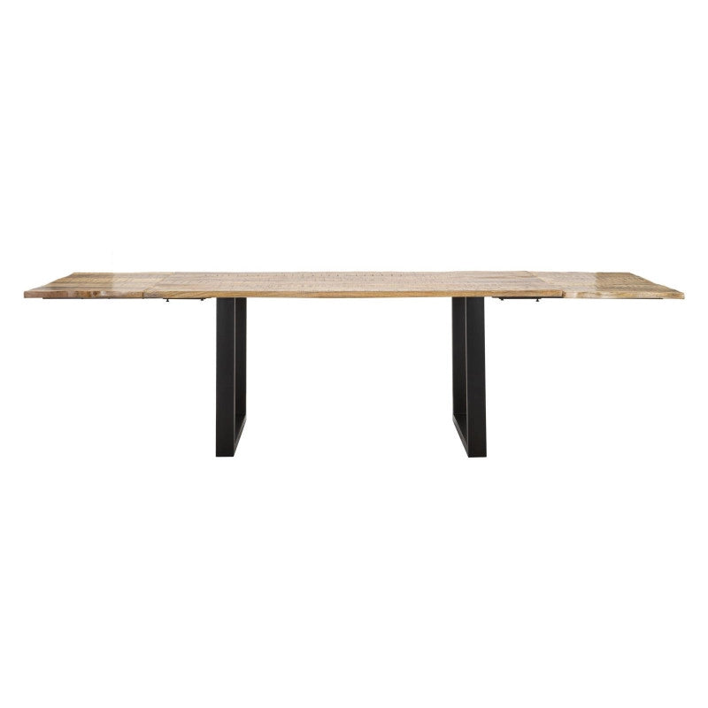 Tavolo Da Pranzo Edge Allungabile cm 180x90x77-lunghezza Totale 280 (legno Di Mango)