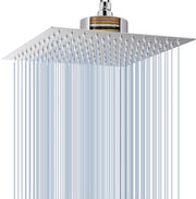 Regolatore della doccia con filtro - grande capacità - 30 cm in acciaio inox