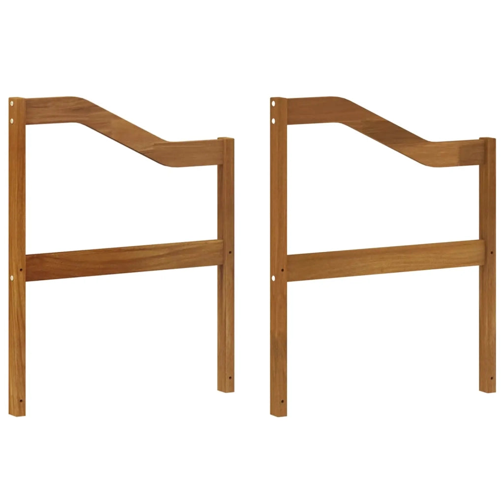 Bracciolo 2 pcs Naturale 59 x 4 x 73 cm 900516