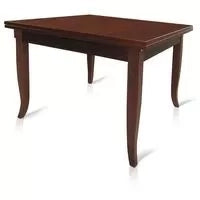 Set tavolo 100x100 legno allungabile quadrato con 4 sedie legno seduta legno - Mobili 2G