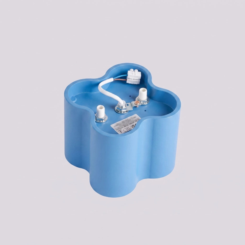 Plafoniera OVIO 1 azzurra GU10
