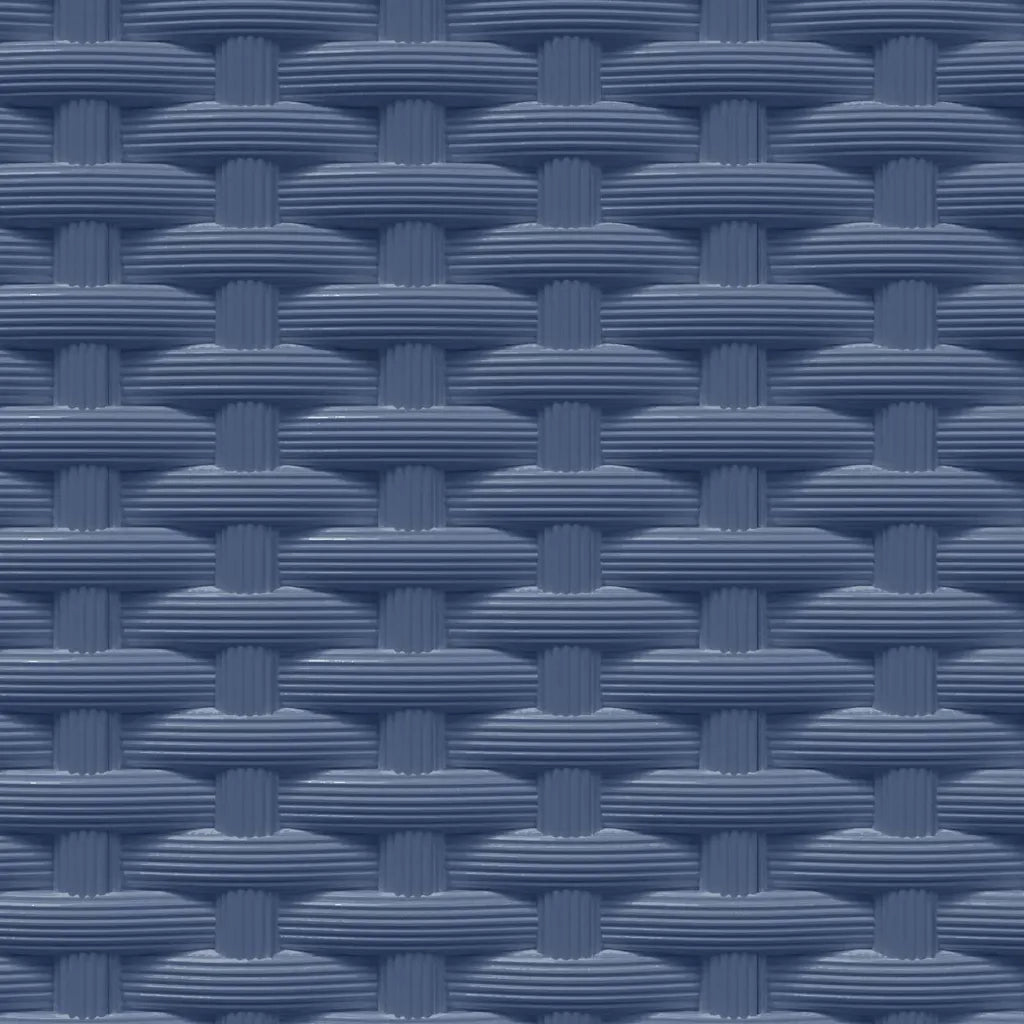 Fioriere 4 pz Grigio Blu 30x30x37 cm in Polipropilene