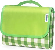 Panno da picnic impermeabile - Grande panno da picnic 300 x 200 cm - Panno da spiaggia anti-sabbia con manico - Ripiegabile e leggero - Panno da picnic per esterno per campeggio spiaggia - Retro impermeabile - Giardino parco