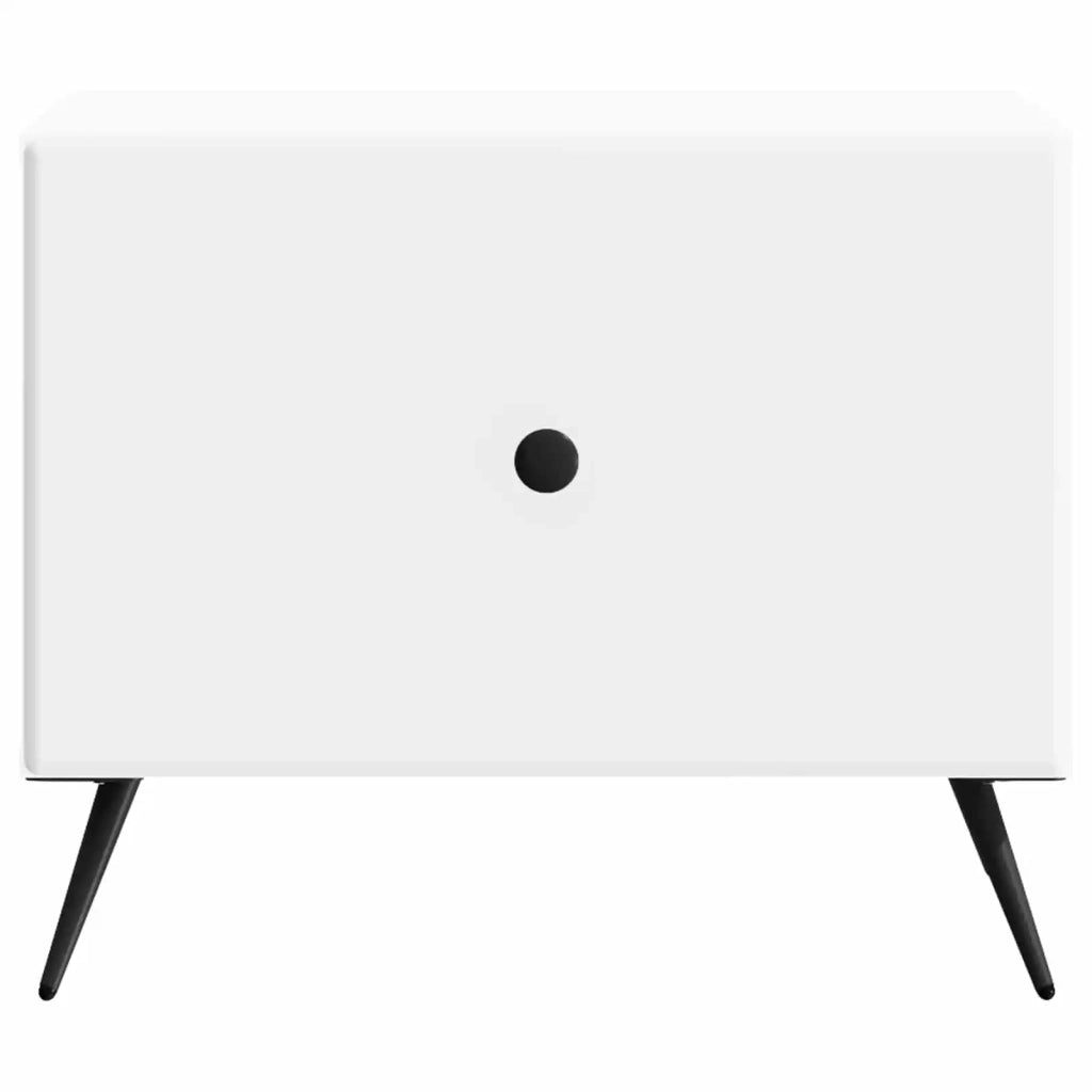 Tavolino da salotto Bianco 49 x 50 x 40 cm Legno ingegnerizzato 895655