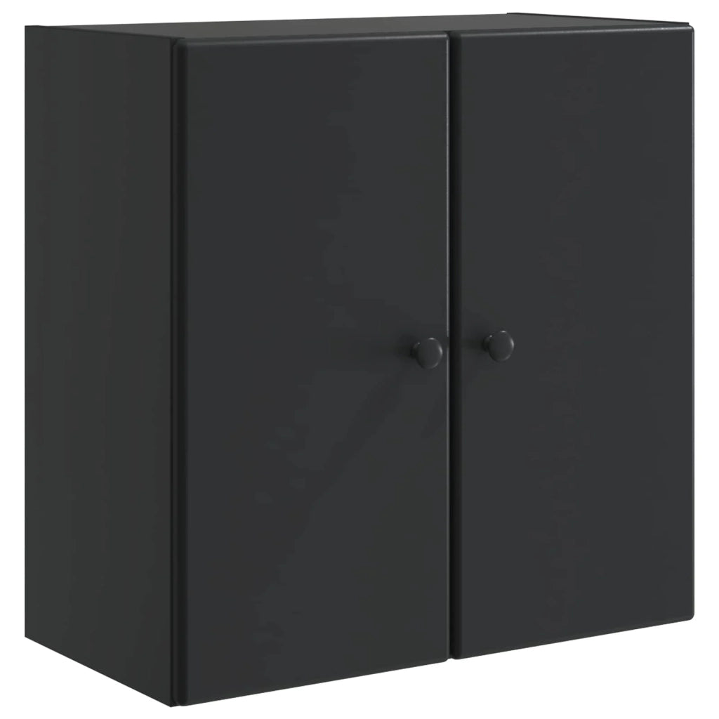 Mobiletto a muro Nero 59 x 31 x 60 cm Legno ingegnerizzato