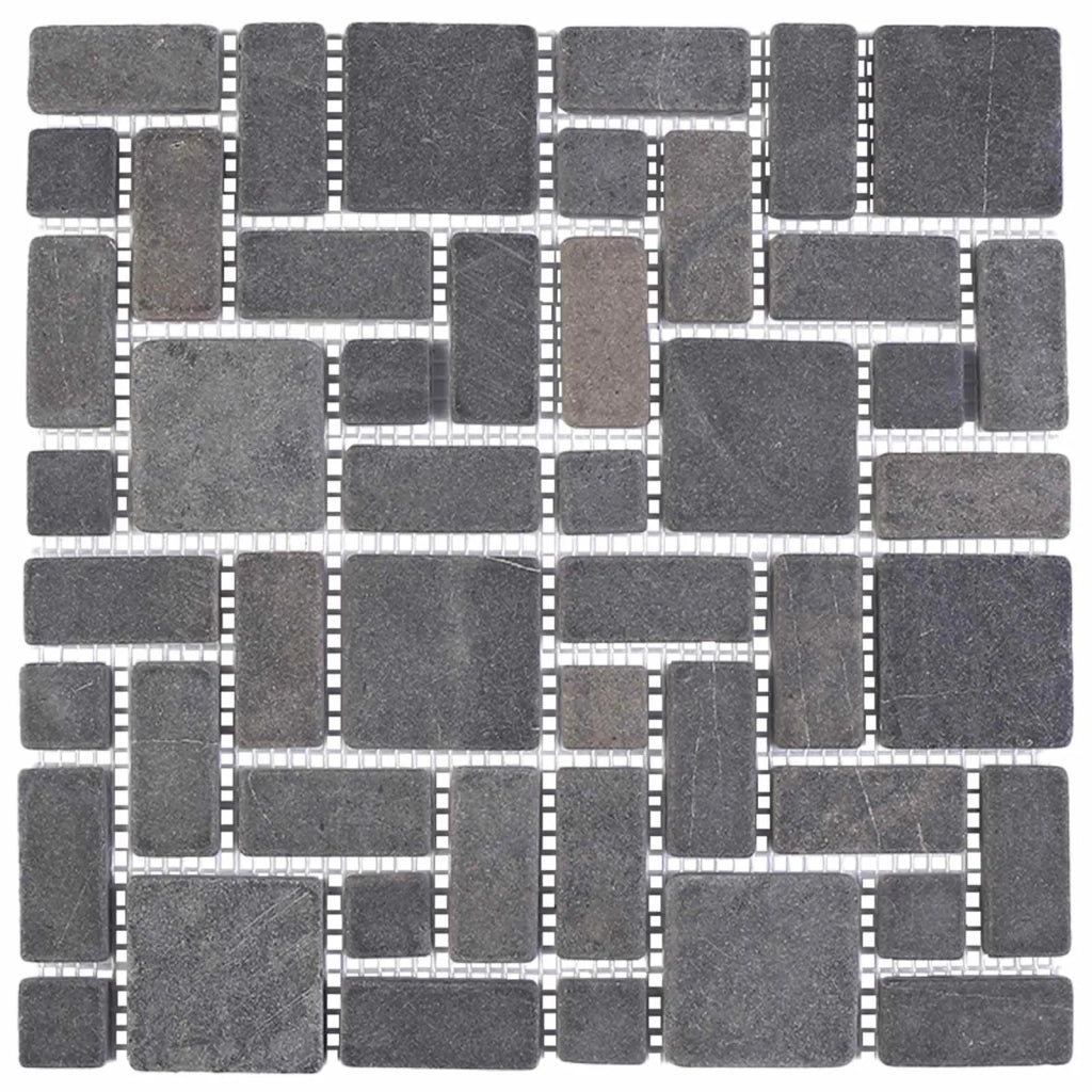 Piastrelle Mosaico Grigio 30 x 30 cm Marmo 42033526