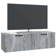 Mobile TV da Muro | Armadietto TV | Mobile Porta TV Grigio Sonoma 98 x 31 x 30 cm