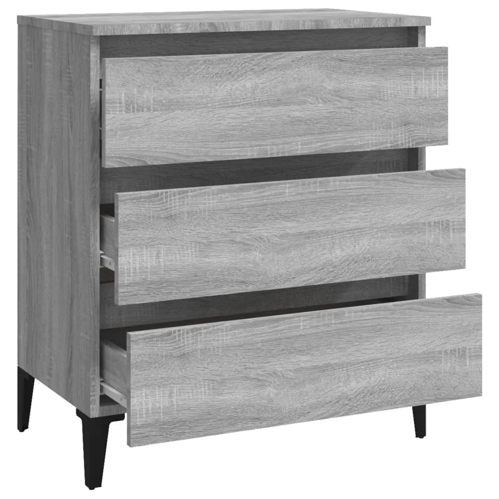 Credenza Grigio Sonoma 60x35x69 cm in Legno Multistrato 815808
