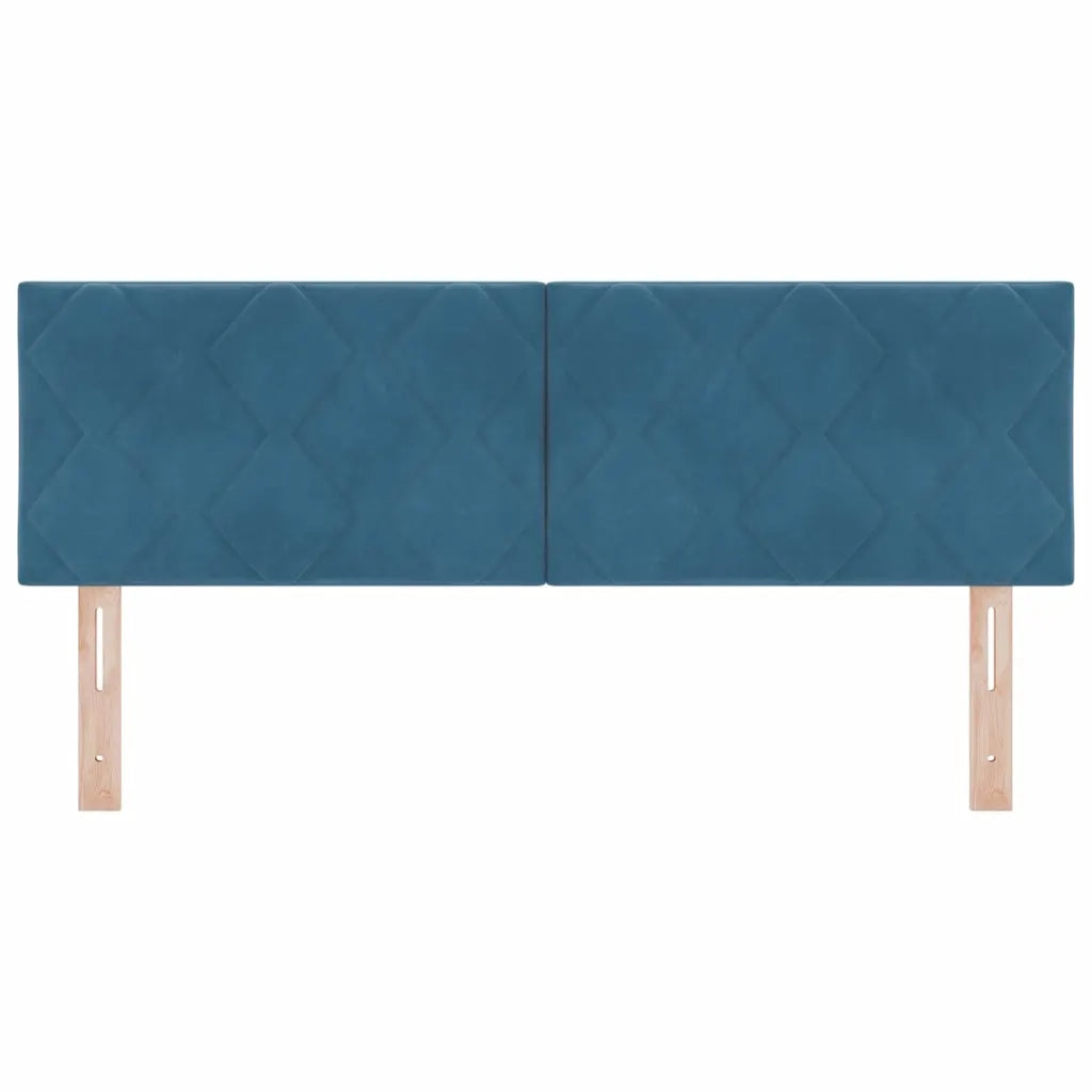 Testiera Blu Scuro 160 cm Velluto 42007265
