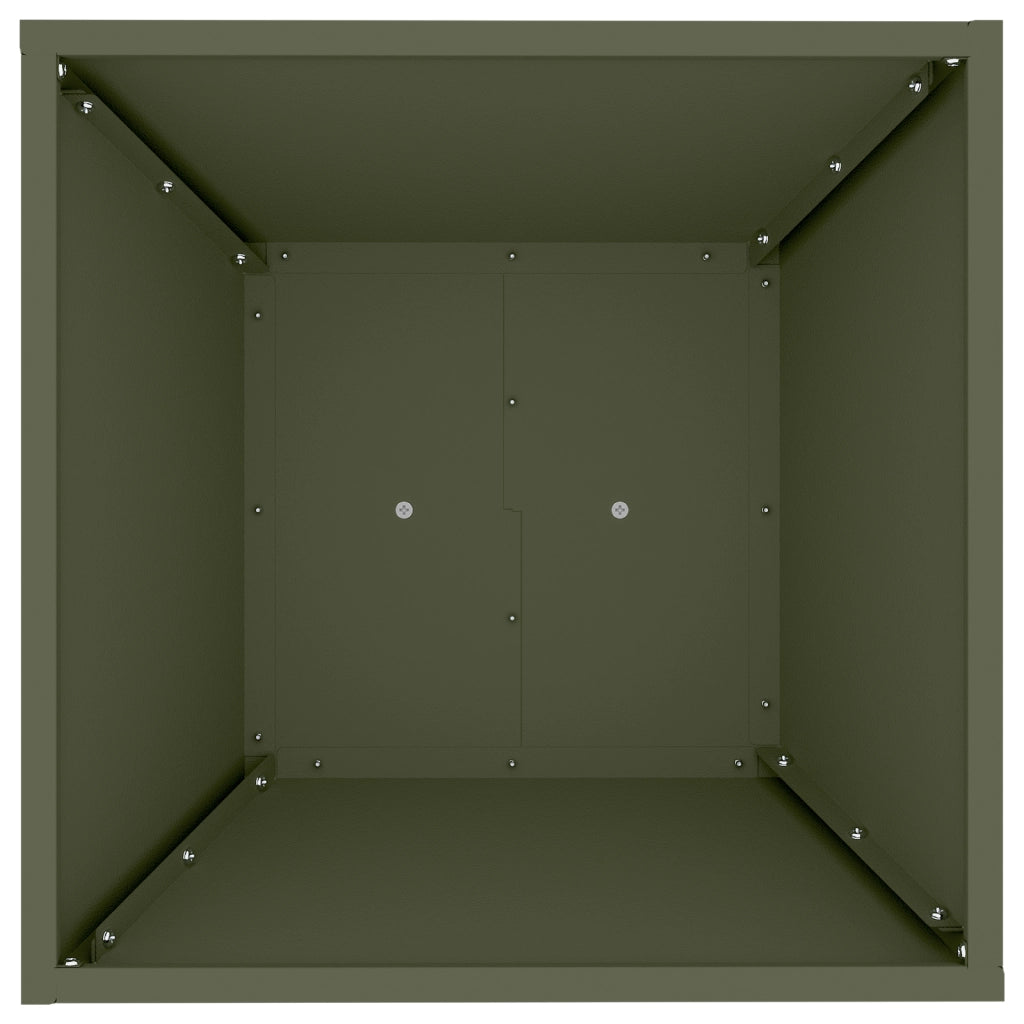 Supporto per Piante Verde oliva Metallo 40 x 40 x 101 cm Fioriere