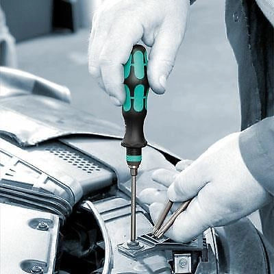 Wera 05059297001 Kraftform Kompakt 62 Set di Punte 33 pezzi con Custodia Pieghevole e Manico Rapidaptor colore Nero