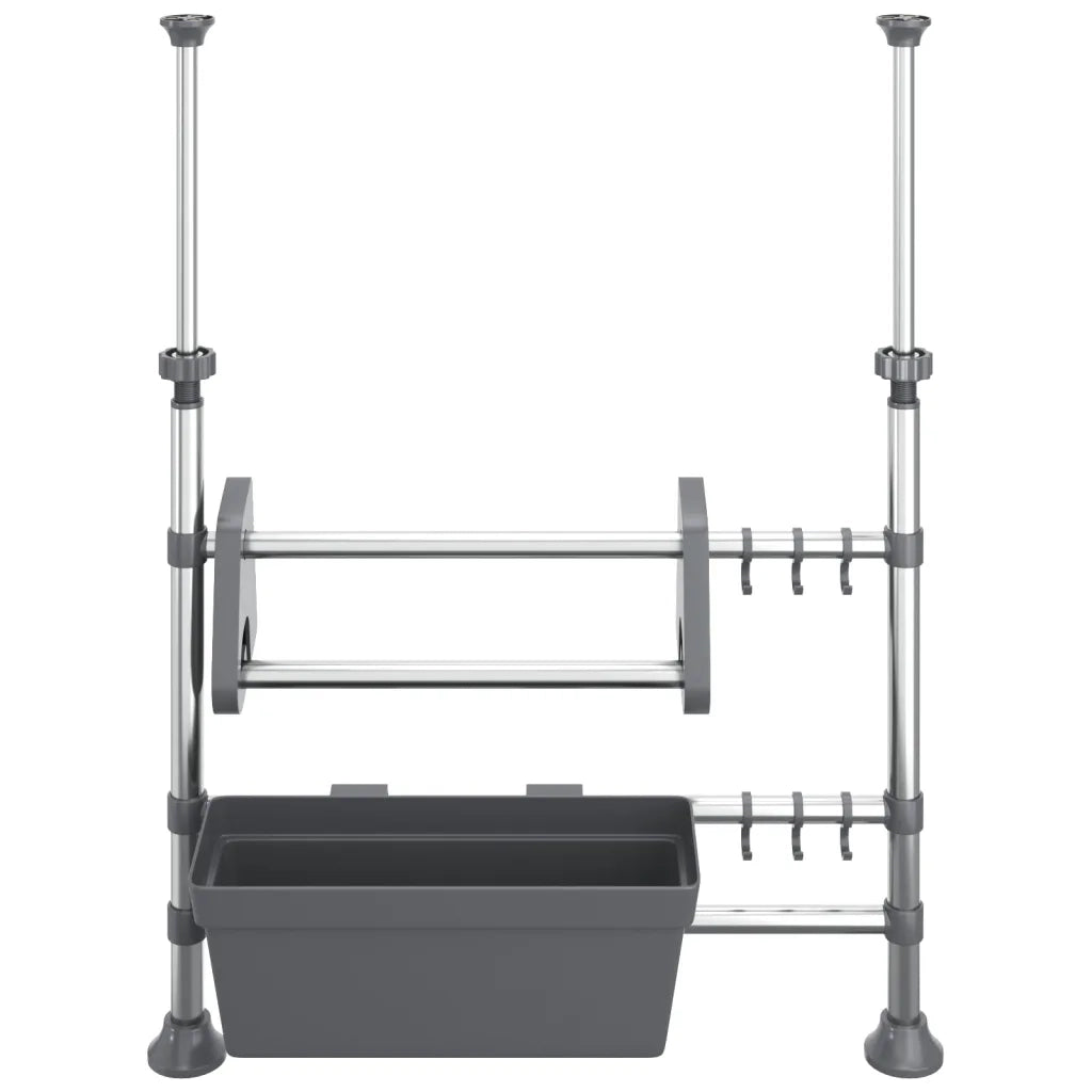Organizer da Cucina Regolabile in Alluminio cod mxl 63101